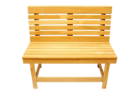 скамейка со спинкой осина а 1,0х0,4м банный эксперт