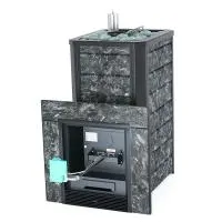 печь для бани изистим ялта 35 premium (пироксенит) под ггу (2024)