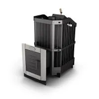 печь для бани грейвари atmos 15 black закр каменка дровяная