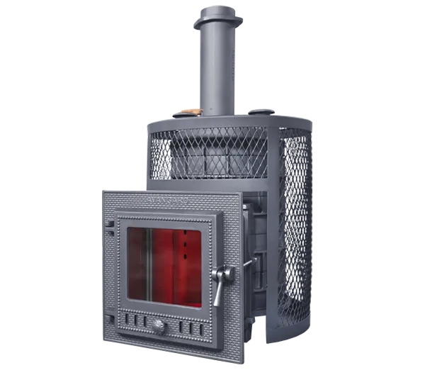 печь для бани gfs авангард 24мс круглая чугунная