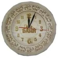 часы "бочонок - моя баня", темные, липа, банный эксперт