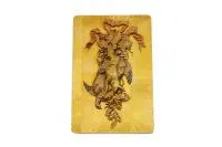 картина резная "заяц и утки" натуральное дерево, 400*265 мм, банный эксперт