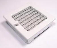 решетка вентиляционная 170*170 мм, белая, с жалюзи, fireway