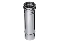 дымоход феррум нержавеющий (430/0,5 мм) ф130 l=0,25м #