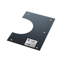 разделка craft потолочная декоративная нерж. (304/0,5 мм), 400*266, 0-5°, ф350, двухсоставная черная