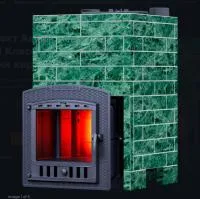 печь для бани gfs авангард 25м зк чугунная в облицовке авангард оптима 24/25 м/п2 725/40 змеевик 