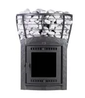 печь для бани прометалл атмосфера v сетка нерж. со стеклом